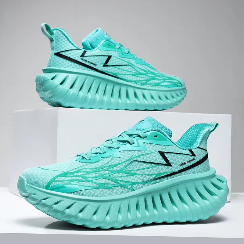 High-quality Chunky Running Shoes Women Men Light Comfy Outdoor Jogging 36-46 Mesh Breathable Trekking Shoes Versatile Sneakers