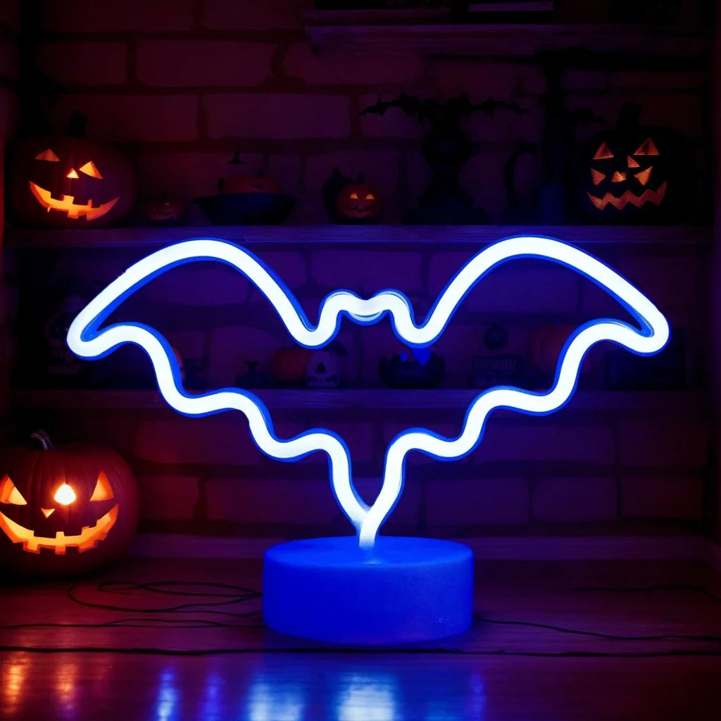 1 Piece, Countertop Decorative Lighting Neon Sign, USB or 3*Aa Battery Powered, Suitable for Holiday Party, Kitchen Home Lighting, Room Decoration Night Light (Battery Not Included)