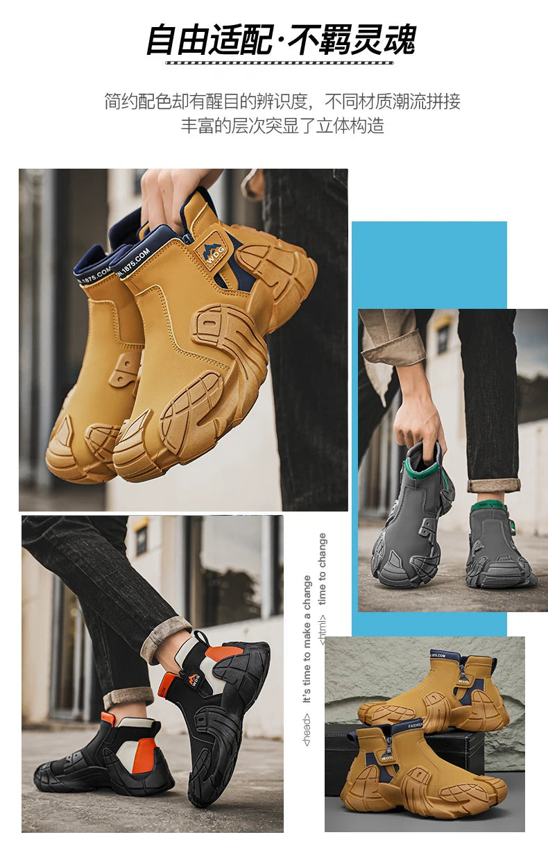 Men Shoes Breathable Casual Sneakers New Men Sneakers Non-slip Platform Running Sneakers Zapatos Para Hombres Outdoor Sport Shoe