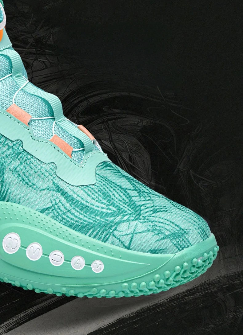 Men's Basketball Shoes Breathable Cushioning Non-Slip Wearable Sports Shoes Gym Training Athletic Basketball Sneakers for Women