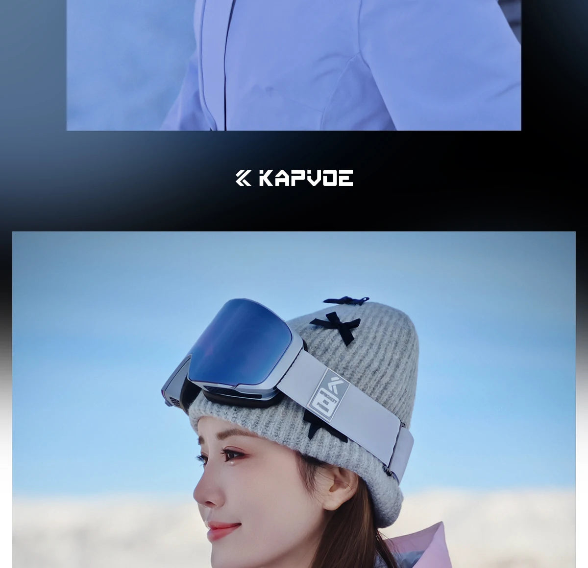 Kapvoe Men Outdoor Photochromic Snow Goggles Ski Goggles Winter Snowmobile Snowboard Anti-Fog Mask Women UV400 Sports Glasses