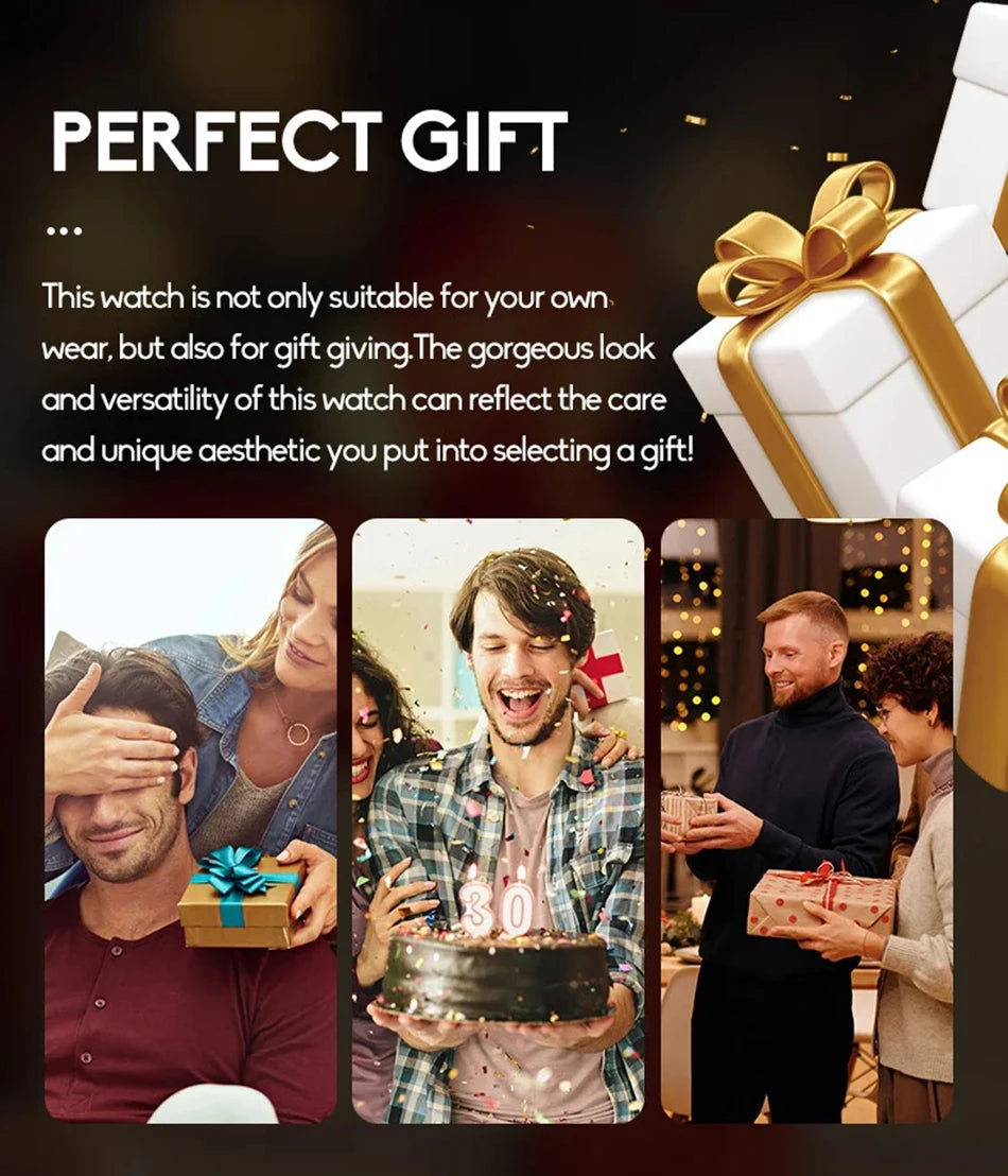 FOXBOX Unique Dial Quartz Man Watch Fashion Casual Sport Silicone Srolling Beads Clock Magnetic Force Waterproof Watches for Men