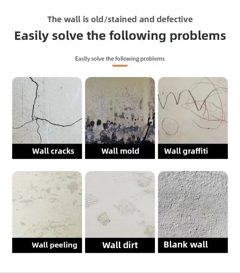 10-40PCS Imitation Marble 3D Ceramic Tile Wall Renovation Decoration Sticker Waterproof Self-adhesive Home Floor Sticker