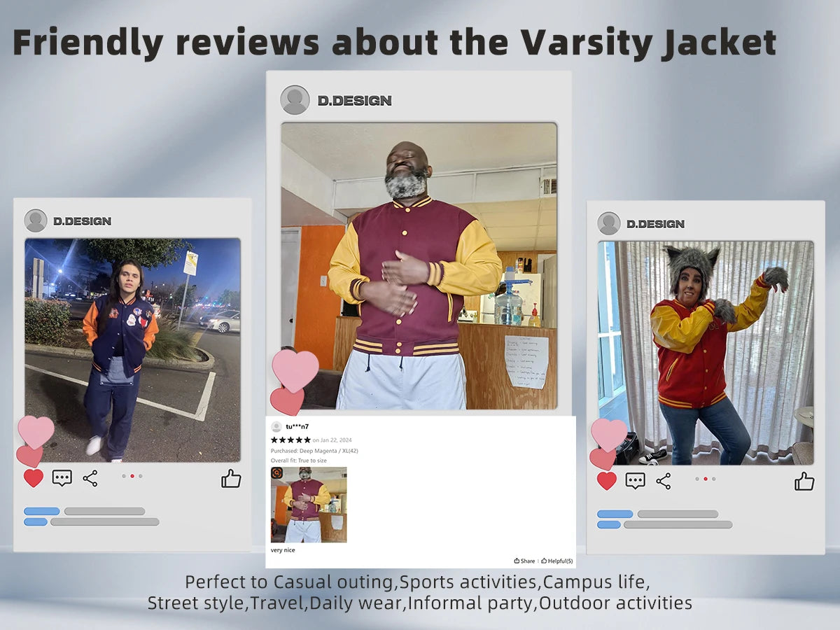 Women's Varsity Jacket with PU Leather Sleeves Fashionable Comfort Design Multiple Colors Available Perfect for Casual Wear