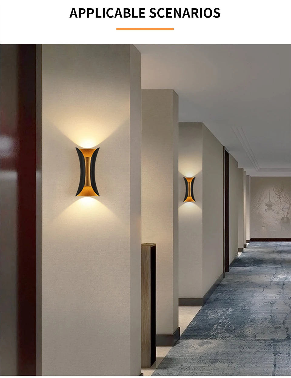 LED Wall Lamp Light 10W 85-265V Cold White Warm White ABS Material Waterproof Rainproof Modern Minimalist Style Home Outdoor