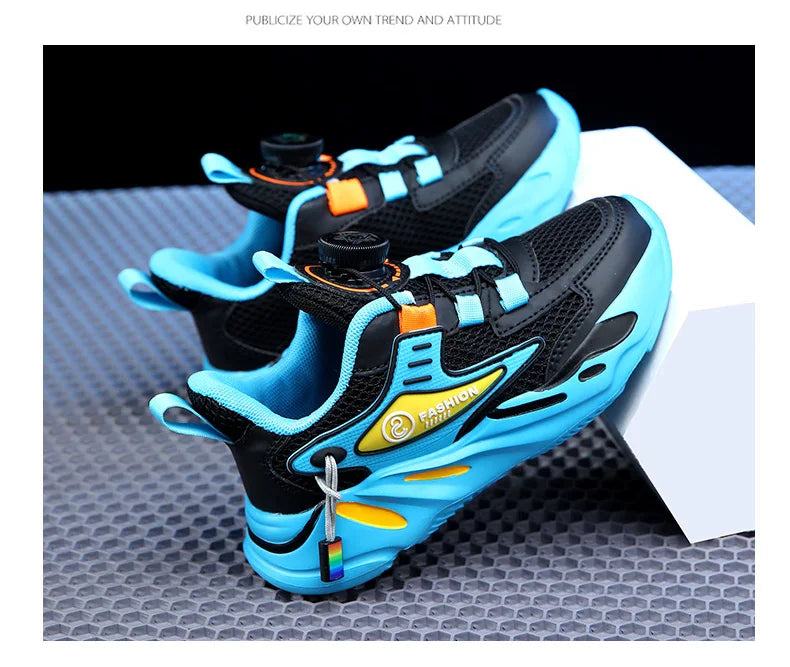 New Arrival Spring Autumn Children Running Shoes Non-slip For Boys Girls Brand Leather Comfort Kids Lightweight Fashion Sneakers