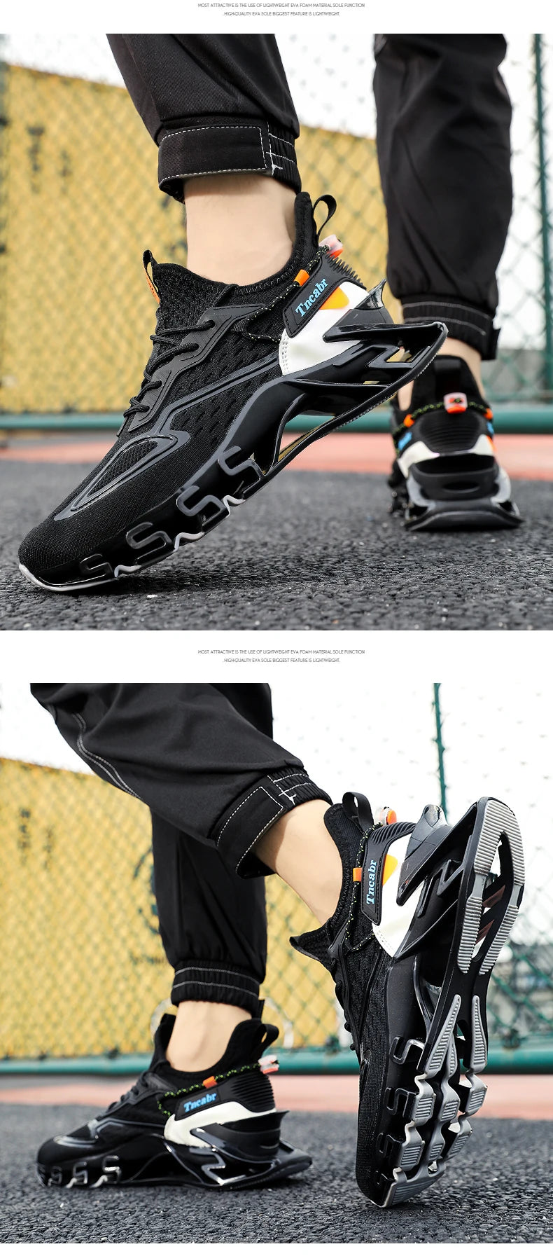 Men Sneakers Outdoor Sports Casual Comfortable Tennis Shoes New Summer Mesh Rebound Versatile Fashion Running Shoes Large 39-46