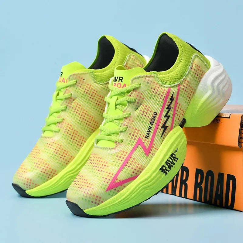 Supercritical E-TPU Marathon Running Shoes Light Comfy Sports Jogging Mesh Breathable Sneakers Outdoor Athletic Training Shoes