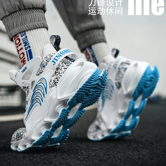 Men shoes Sneakers Male Luxury shoes Mens trend casual Shoes Trainer Race Breathable Shoes tenagers fashion blade running shoes