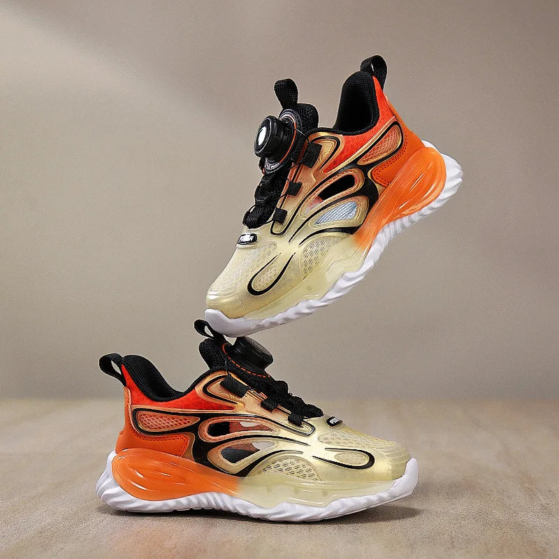 Childrens Running Shoes for Girls Breathable Mesh Soft Anti Slip Wear-resistant Sneakers Trendy Casual Sports Shoes for Kids