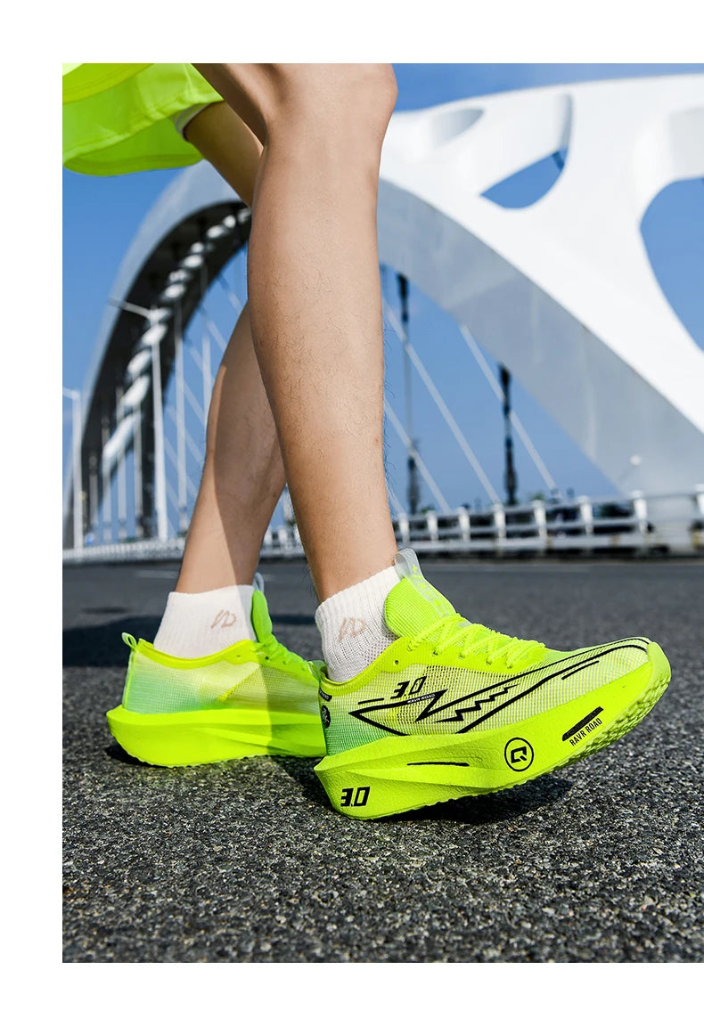 Running Shoes Speciality Carbon Board Marathon Men Sports Breathable Lightweight Women's Comfortable Athletic Nonskid Sneakers