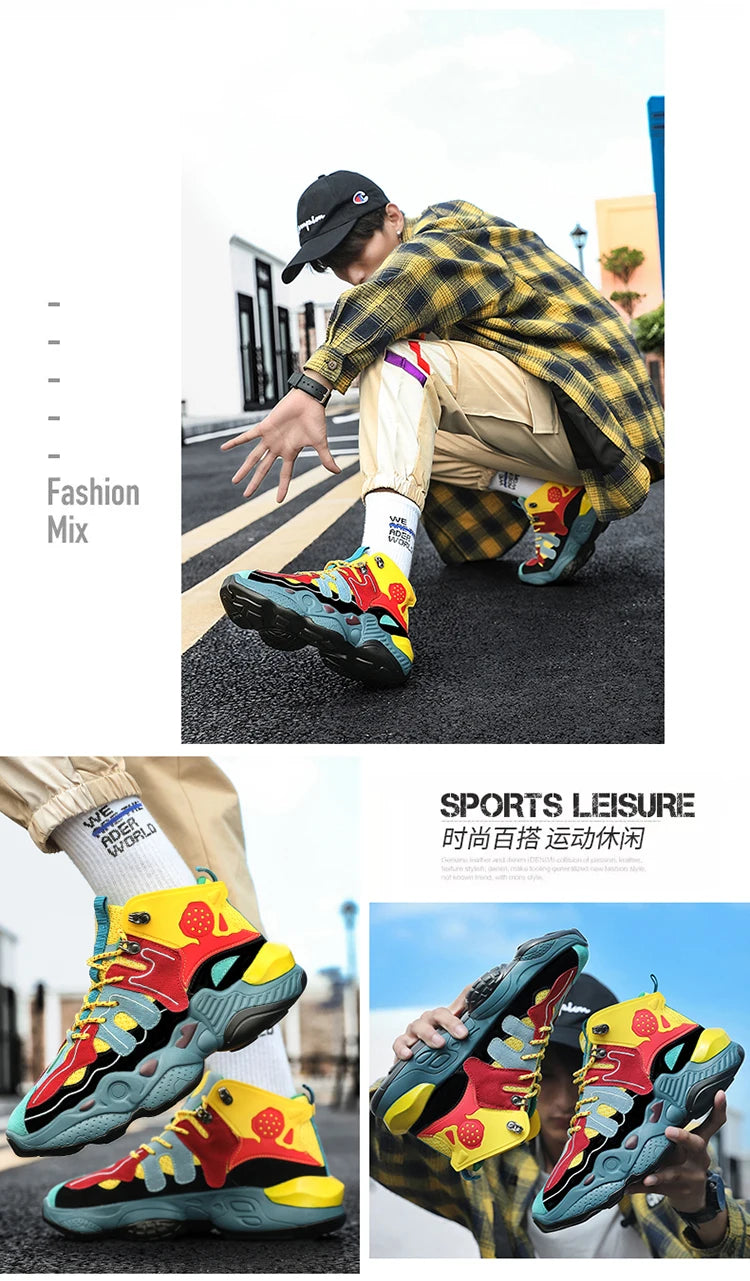 2025 New Comfortable Casual New Leather Casual Shoes for Men37-45High-quality Couple's Sports Shoes