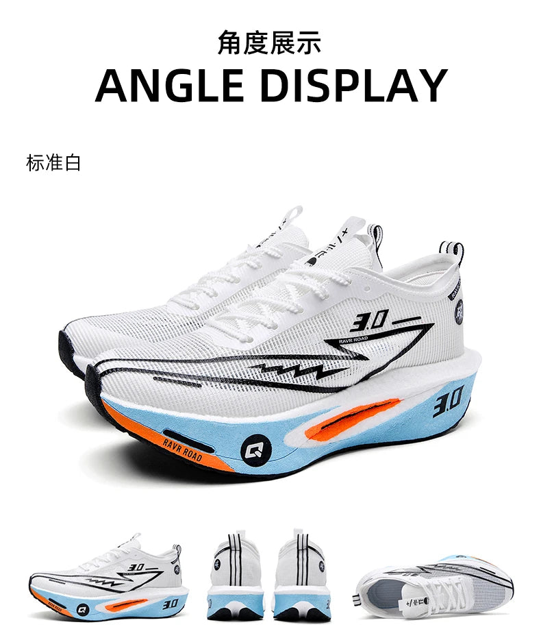 Running Shoes Speciality Carbon Board Marathon Men Sports Breathable Lightweight Women's Comfortable Athletic Nonskid Sneakers