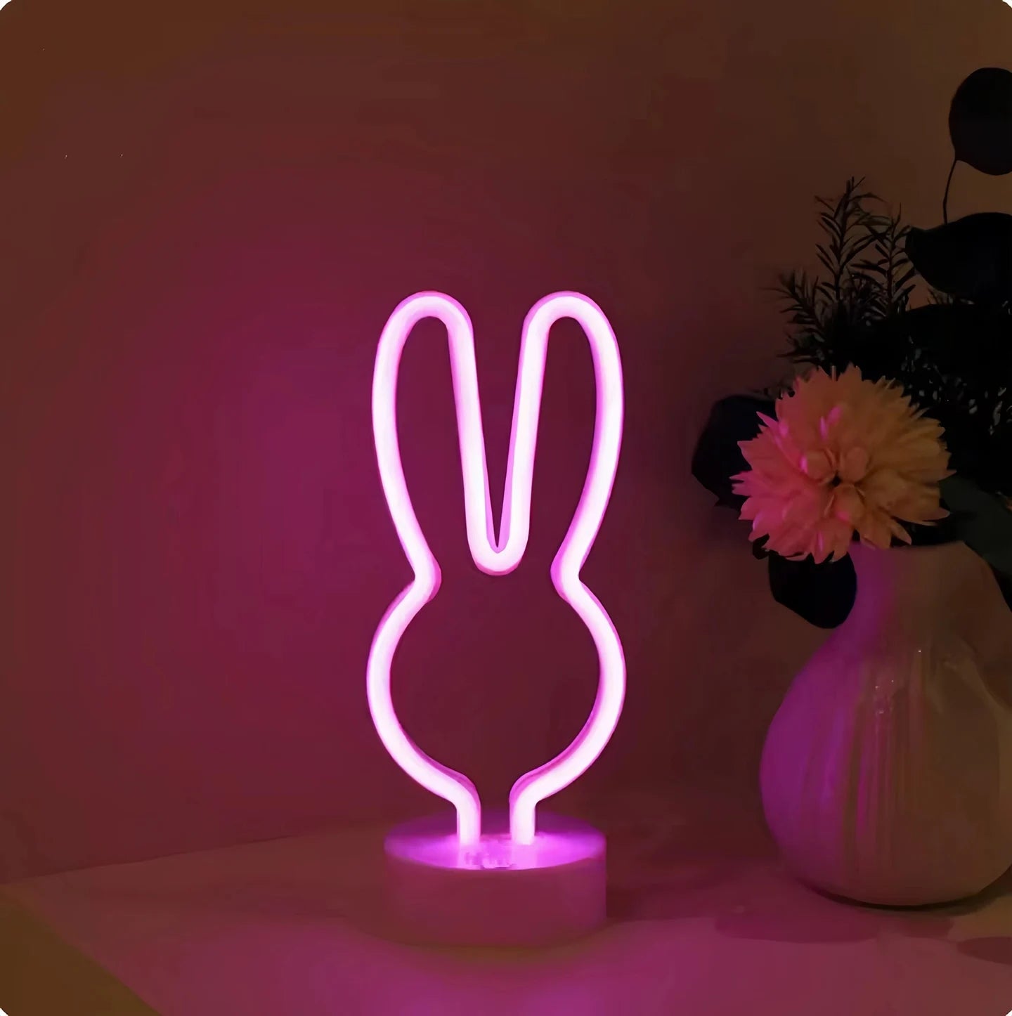1 Piece, Countertop Decorative Lighting Neon Sign, USB or 3*Aa Battery Powered, Suitable for Holiday Party, Kitchen Home Lighting, Room Decoration Night Light (Battery Not Included)