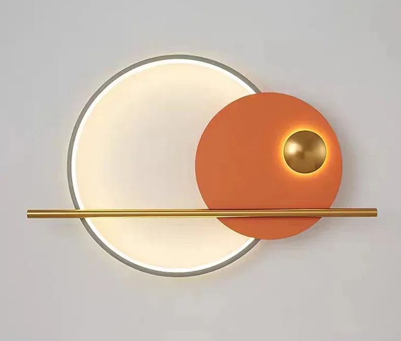 Designer Multiple Styles LED Wall Light Sconce Colorful Metal Parlor Restaurant Bedside Lamp Minimalist Art Deco Dropshipping