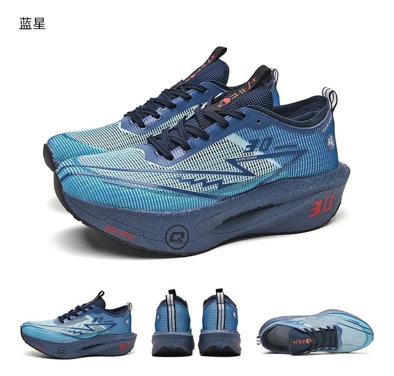 Running Shoes Speciality Carbon Board Marathon Men Sports Breathable Lightweight Women's Comfortable Athletic Nonskid Sneakers