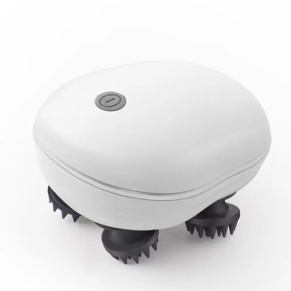 Portable Electric Head Massager Scalp Relax Vibration Scalp Massager Rechargeable Kneading Head Massage Machine Women/Men