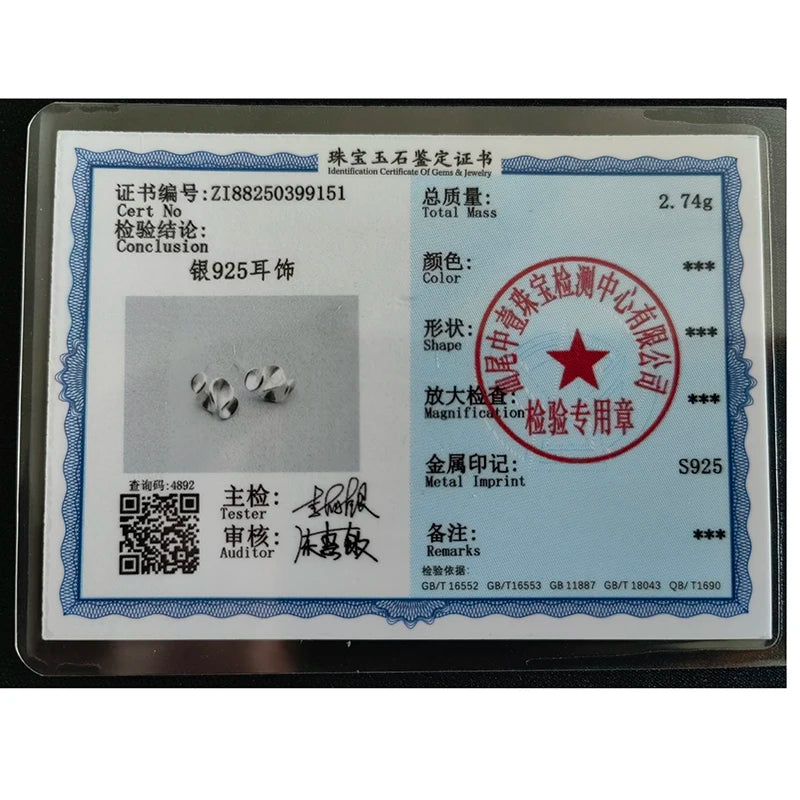 Real 925 Sterling Silver 18K Gold Twisted Flower Stud Earring for Women Minimalist Personality Fine Jewelry Trendy Accessory