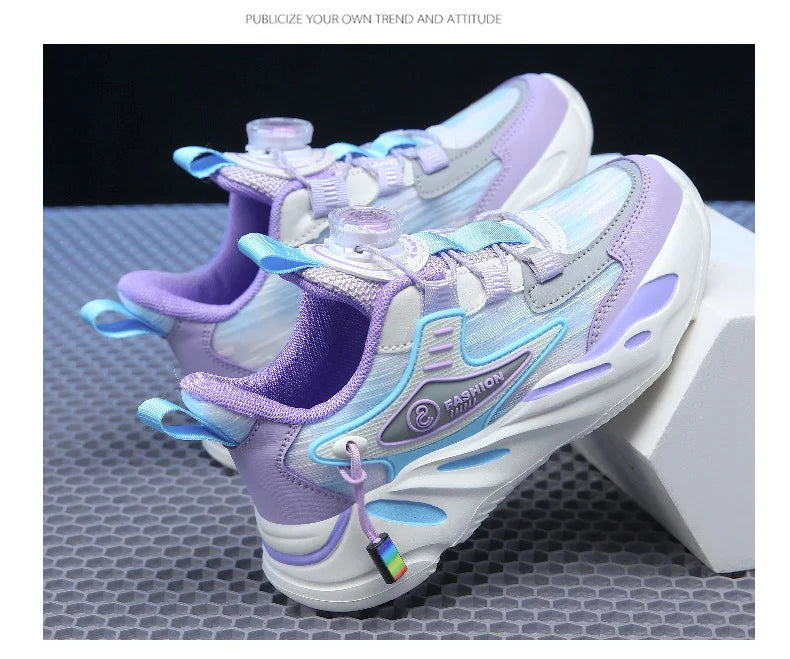 New Arrival Spring Autumn Children Running Shoes Non-slip For Boys Girls Brand Leather Comfort Kids Lightweight Fashion Sneakers