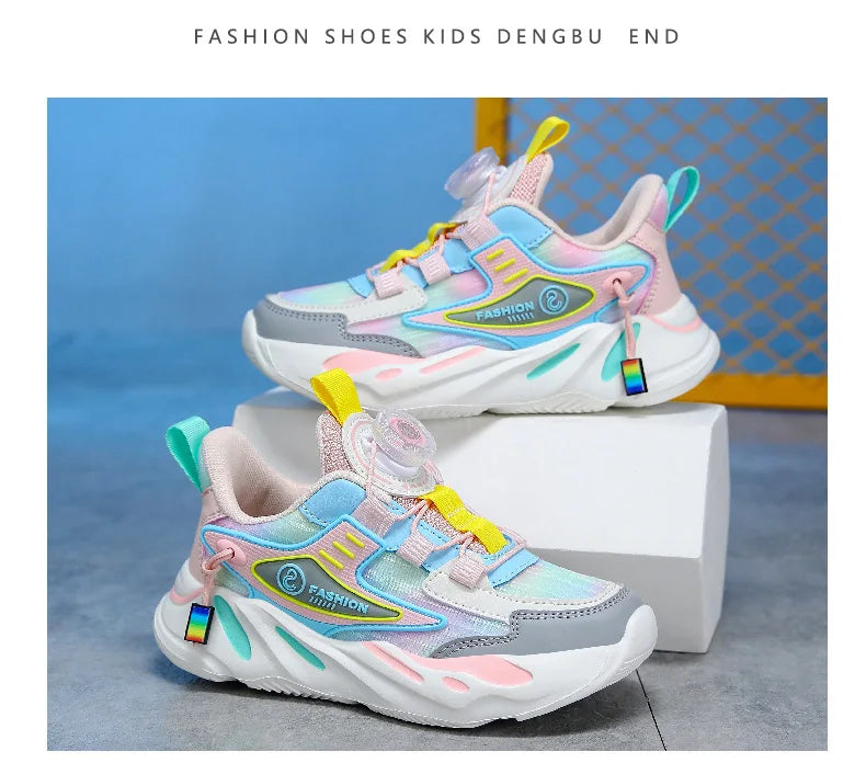 New Arrival Spring Autumn Children Running Shoes Non-slip For Boys Girls Brand Leather Comfort Kids Lightweight Fashion Sneakers