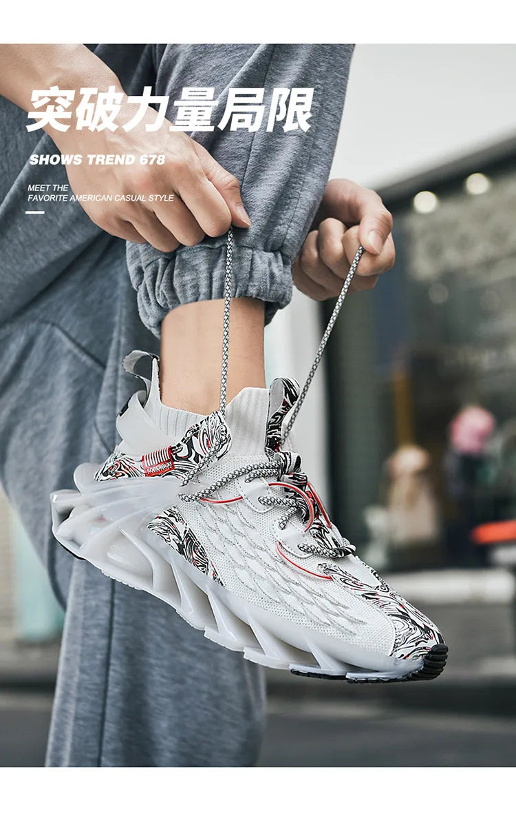 Men shoes Sneakers Male tenis Luxury shoes Mens casual Shoes Trainer Race Breathable Shoes fashion blade running Shoes for men