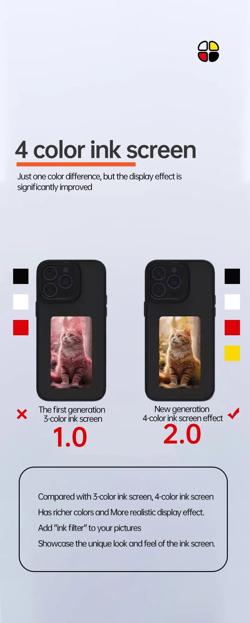 NFC Smart E-ink Screen Phone Case For IPhone 16 15 14 13 12 11 Pro Max DIY Batteryless NFC Phone Case