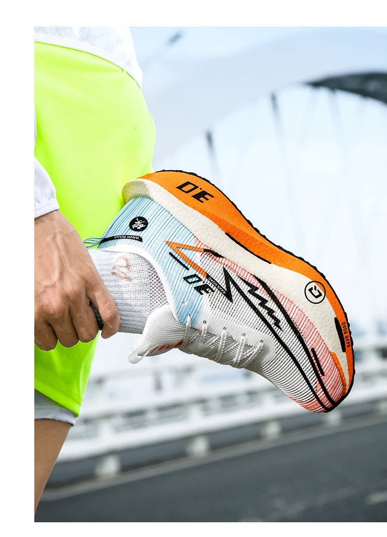 Running Shoes Speciality Carbon Board Marathon Men Sports Breathable Lightweight Women's Comfortable Athletic Nonskid Sneakers