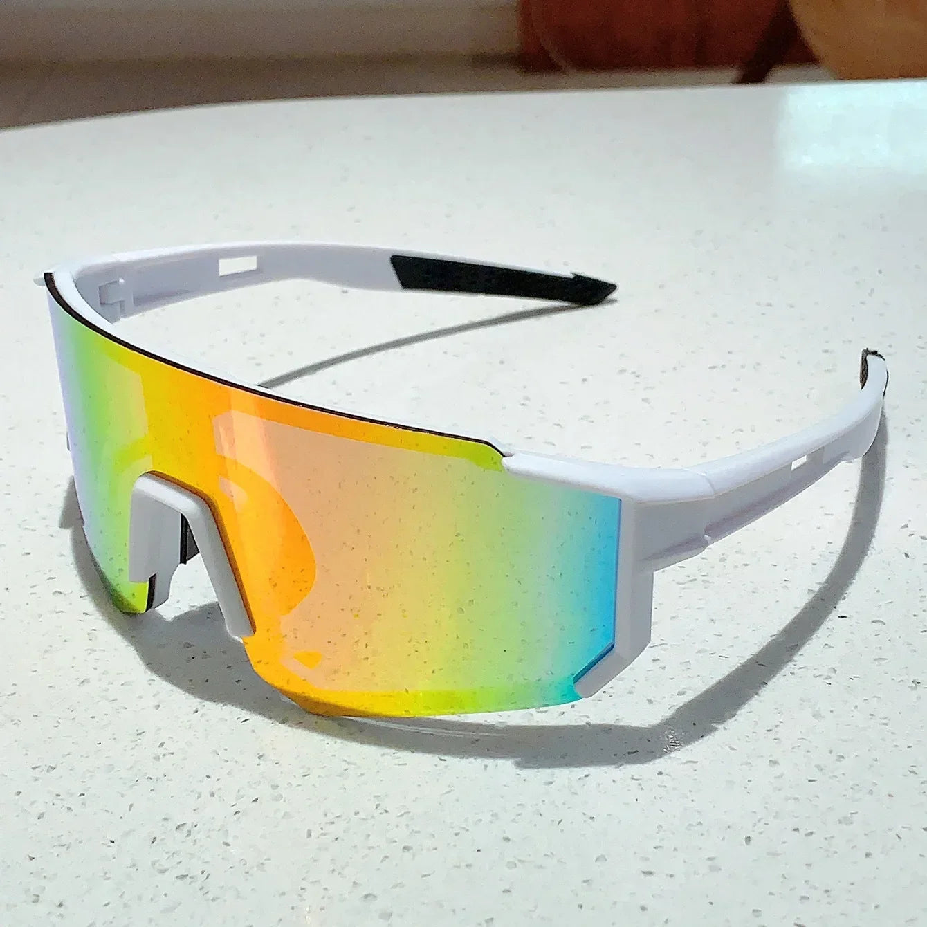 Oversized Rimless Sport Sunglasses Women 2024 New Fashion Frameless Shield Sun Glasses For Men Outdoor Bicycle Mountain Eyewear