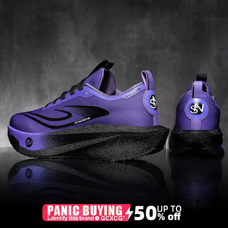 Running Shoes Carbon Board Speciality Marathon Men Sports Breathable Lightweight Women's Comfortable Athletic Nonskid Sneakers