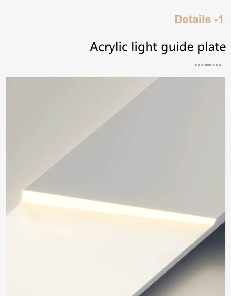 Modern Indoor Wall Lamp Geometric Design LED Sconce Background Light for Living Room Bedroom Hallway Home Decoration Lighting