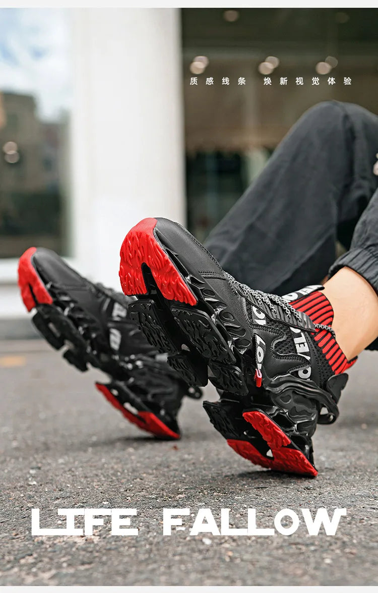 Men shoes Sneakers Male Luxury shoes Mens trend casual Shoes Trainer Race Breathable Shoes tenagers fashion blade running shoes