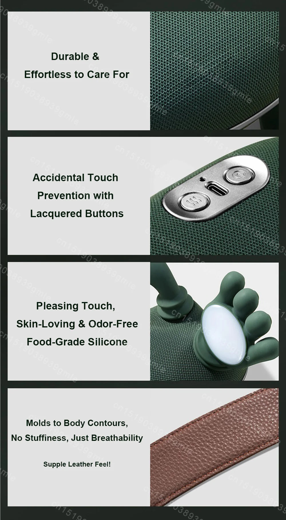 Heated Neck Massager Cervical Spine Massager Electric Kneading Neck Massager Deep Fatigue Relief Relax Muscle Hot Compress