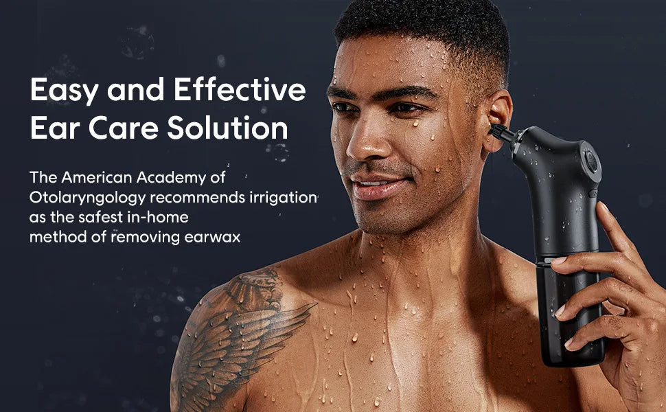 Electric Ear Washer Household Convenient Cleaner Earwax Cleaning Tool Flusher