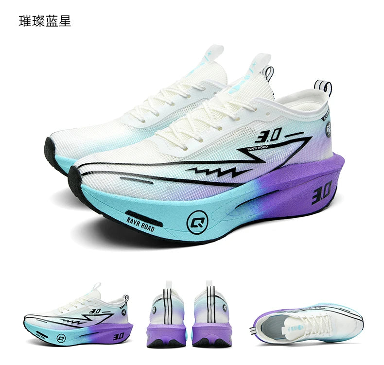 Running Shoes Speciality Carbon Board Marathon Men Sports Breathable Lightweight Women's Comfortable Athletic Nonskid Sneakers