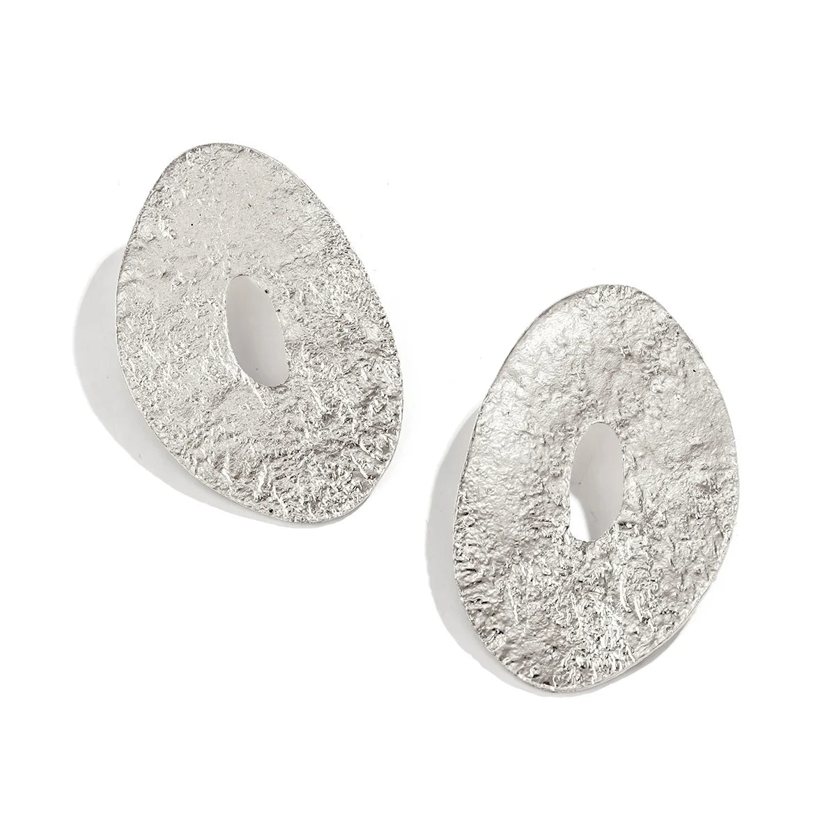 Exaggerated Large Irregular Ellipse Stud Earrings for Women Trendy Charms Wedding Accessories 2023 Fashion Jewelry Female Gifts