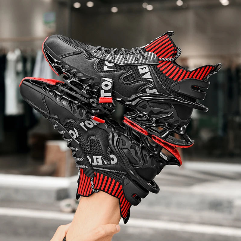 Men shoes Sneakers Male Luxury shoes Mens trend casual Shoes Trainer Race Breathable Shoes tenagers fashion blade running shoes