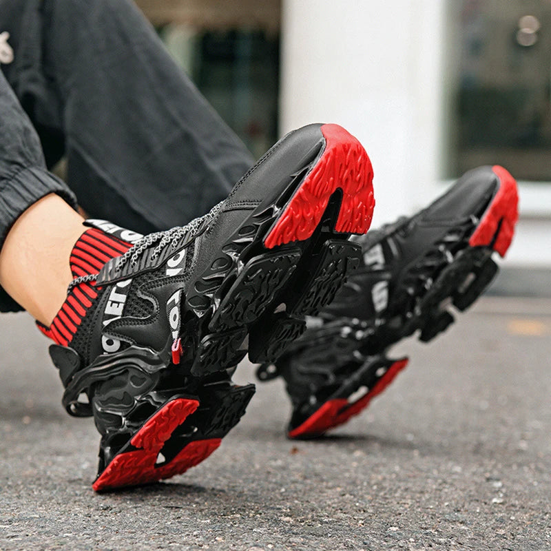 Men shoes Sneakers Male Luxury shoes Mens trend casual Shoes Trainer Race Breathable Shoes tenagers fashion blade running shoes