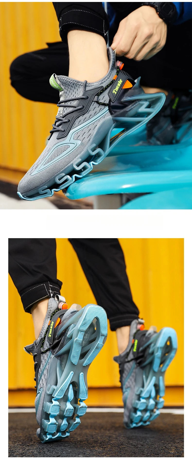 Men Sneakers Outdoor Sports Casual Comfortable Tennis Shoes New Summer Mesh Rebound Versatile Fashion Running Shoes Large 39-46