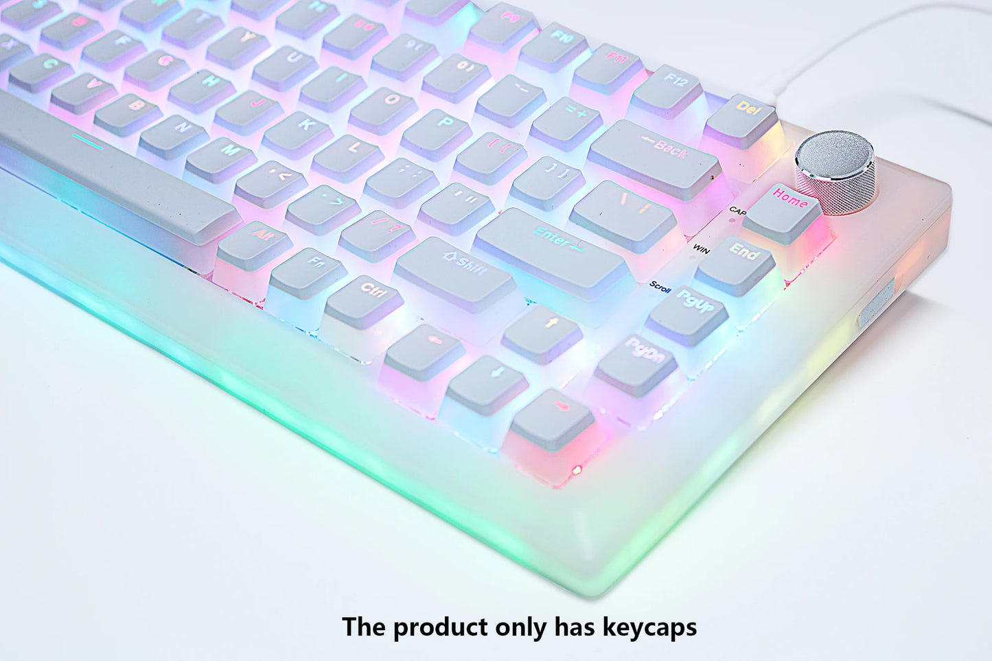 PBT Pudding Keycaps 129 keys Keycap OEM Profile Key cap For Mechanical Keyboard kit Mx Switch RGB backlit 87 104 Gamer Keyboards