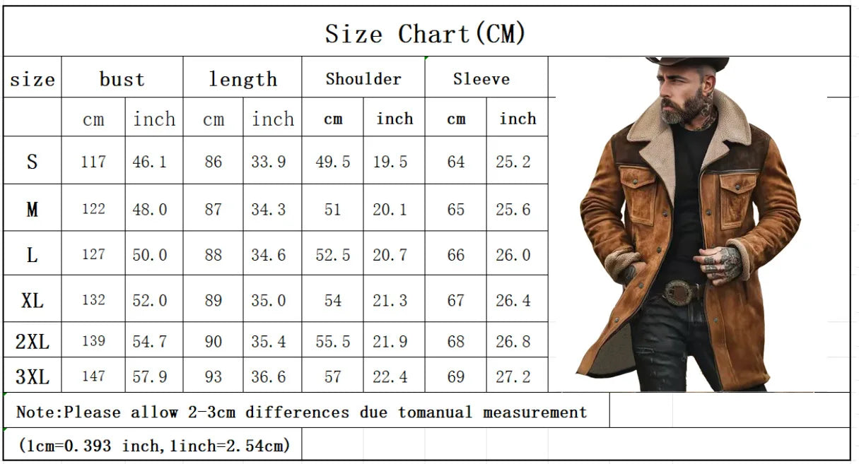 Europe and America 2025 Autumn and Winter Men's Coat Jacket Zipper Coat