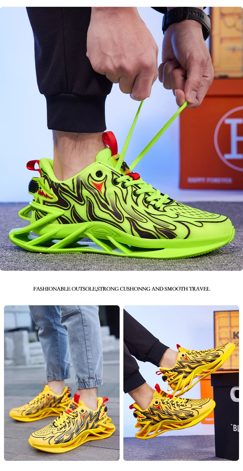 Men shoes Sneakers Male tenis Luxury shoes Mens casual Shoes Trainer Race Breathable Shoes fashion blade running Shoes for men