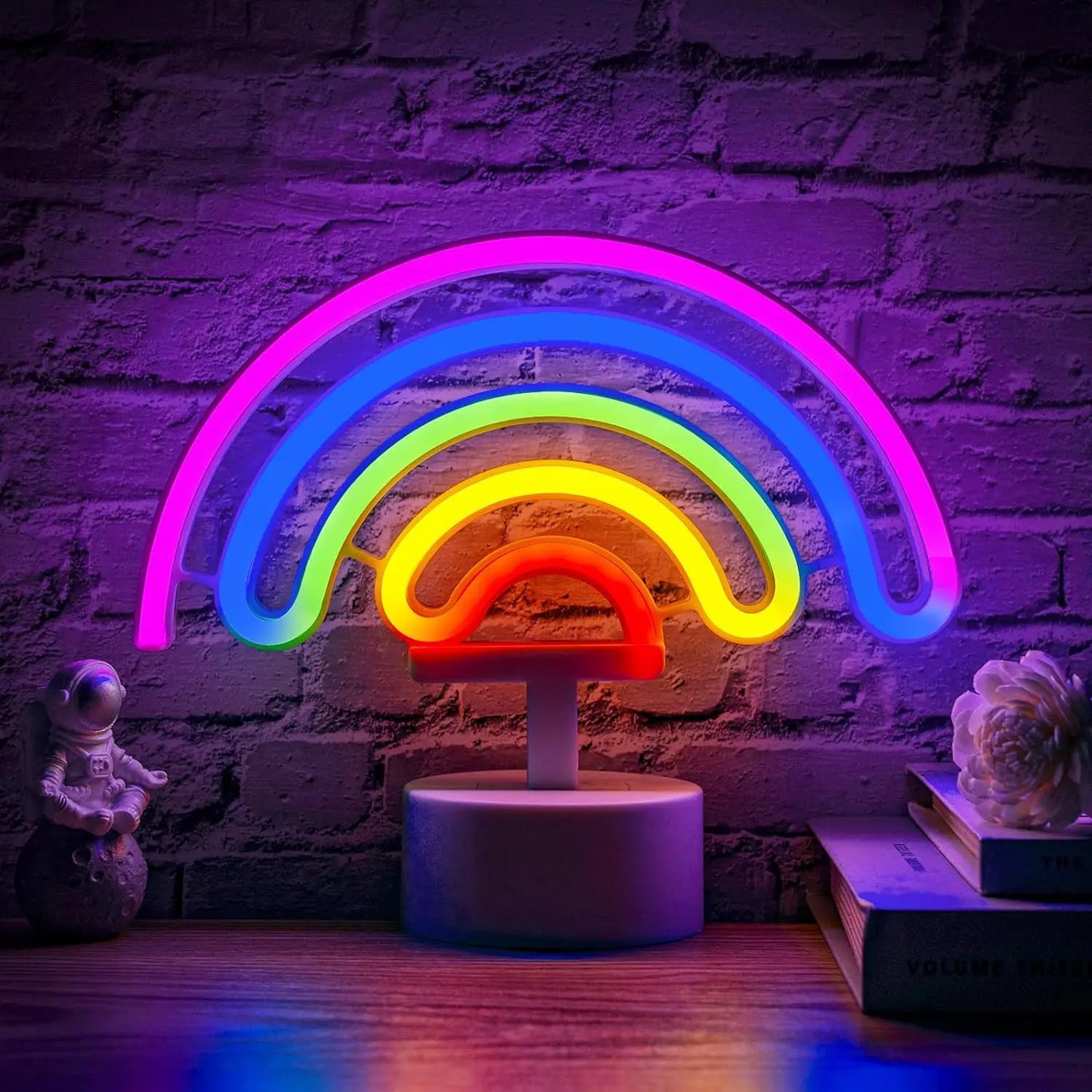 1 Piece, Countertop Decorative Lighting Neon Sign, USB or 3*Aa Battery Powered, Suitable for Holiday Party, Kitchen Home Lighting, Room Decoration Night Light (Battery Not Included)