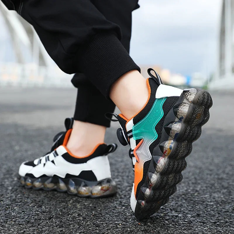 Children's Sport Shoes Boys' Fashion Running Leisure Mesh Comforthable Outdoor Kids Shoes Casual Tennis Light Sneakers Tennis