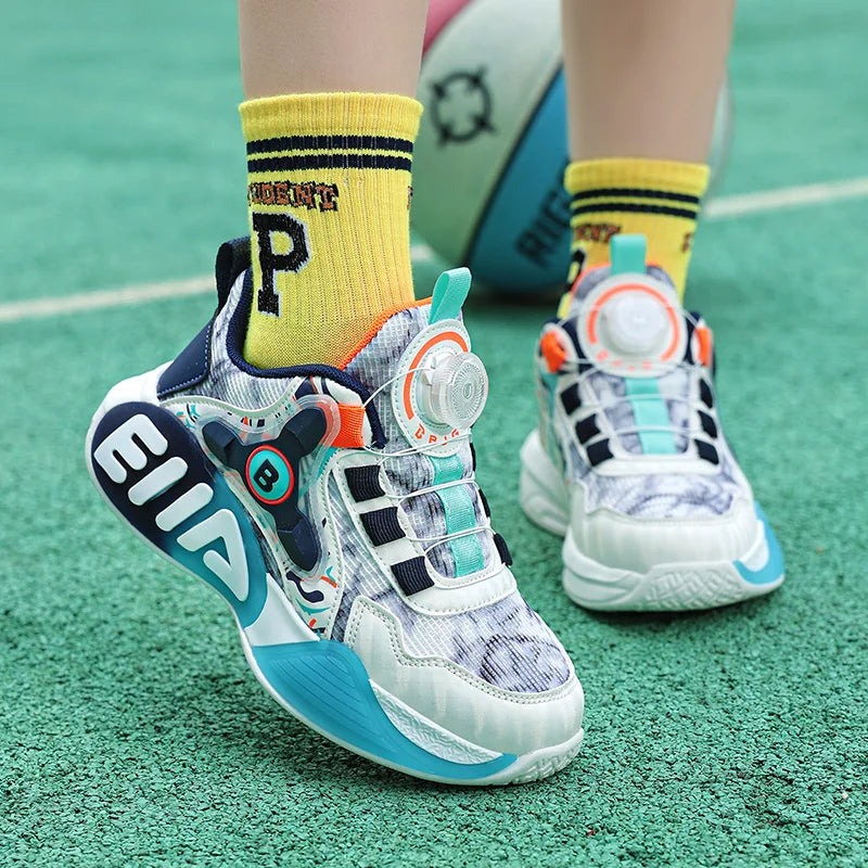 Children's Sports Shoes Flat Outdoor Sports Lightweight Casual Footwear Wear-resistant Comfortable Running Shoes for Kids