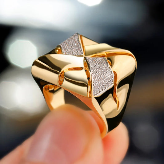 Bride Talk 2025 New Arrival Rings High Quality Cubic Zirconia Rings For Women Wedding Anniversary Party for Girlfriend Wife Gift