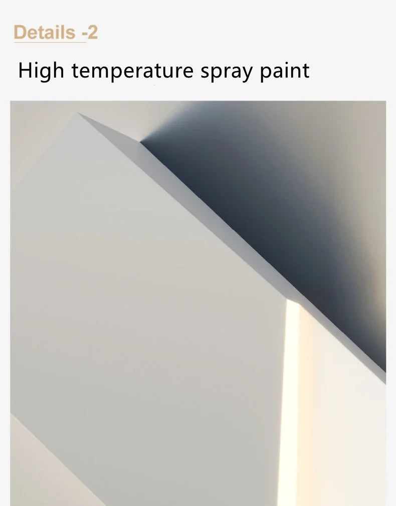 Modern Indoor Wall Lamp Geometric Design LED Sconce Background Light for Living Room Bedroom Hallway Home Decoration Lighting