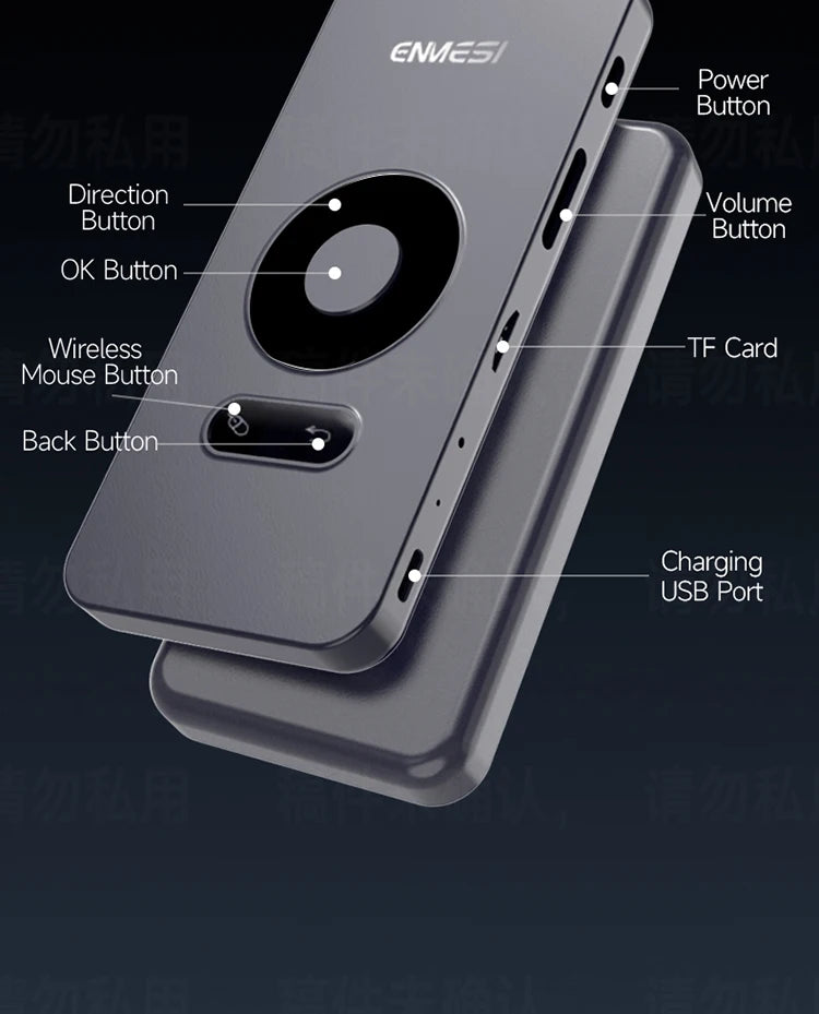 ENMESI V50 1080P HMD OLED High Brightness AR Glasses With Diopter 400inch HD Giant Screen Private Cinema