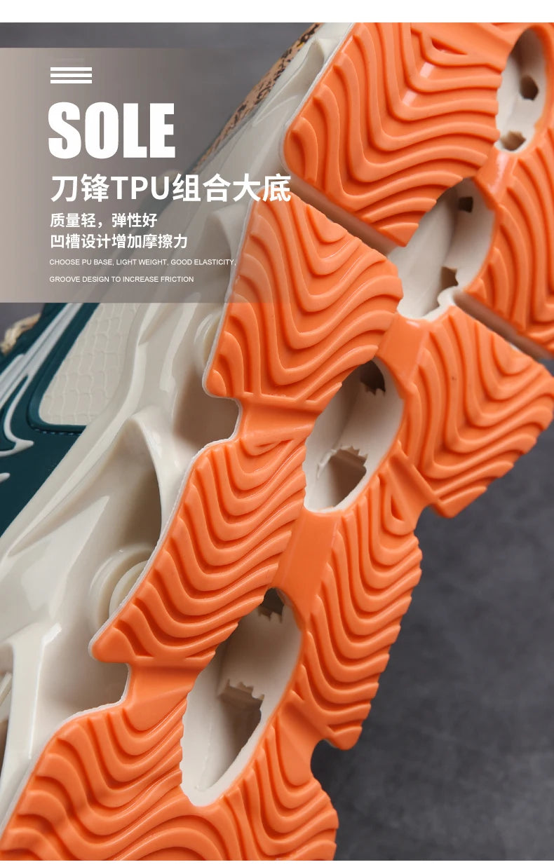 Men shoes Sneakers Male Luxury shoes Mens trend casual Shoes Trainer Race Breathable Shoes tenagers fashion blade running shoes