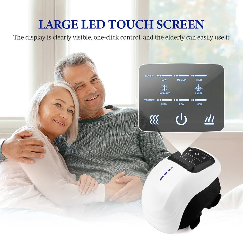 foreverlily Smart Cordless Knee Massager Vibration Air Pressure Knee Relaxing Massage Electric Elbow Shoulder Knee masajeador