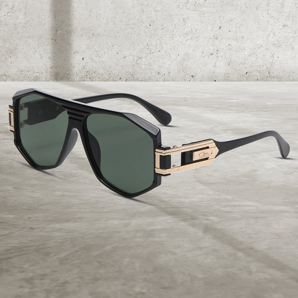 Retro Men's Sunglasses Square Sunglasses For Men Women Cyberpunk Style Glasses Anti Glare UV400 Go To Fishing Travel Driving